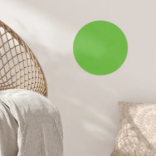 Groen - Kleuren - Natuur Wandcirkel behangsticker klein 186 -sfeer4