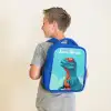 Dino - Zonnebril - Blauw Kinderrugzak - Blauw middel -sfeer2