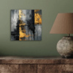 Modern - Goud - Grijs - Patroon aluminium wit klein -sfeer2