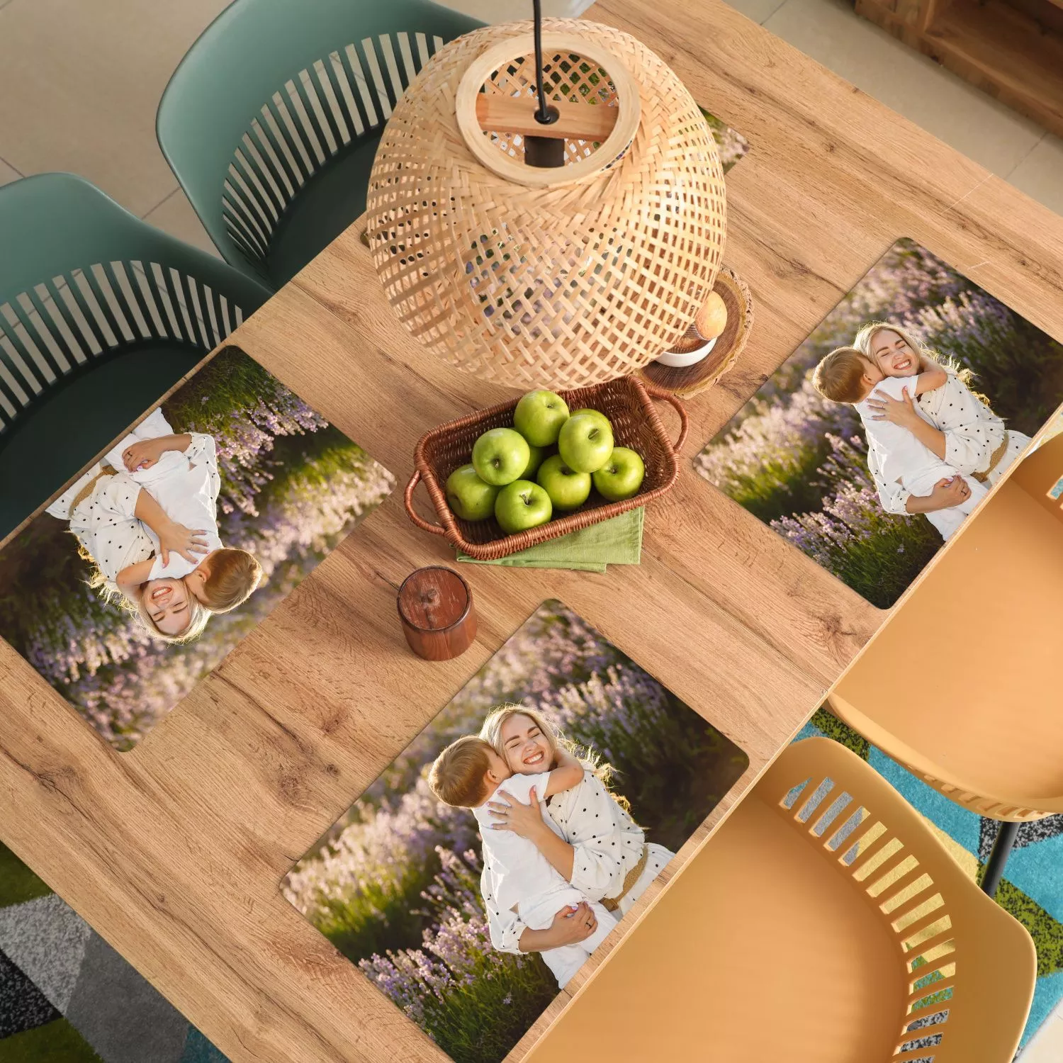Foto op placemat