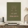 Roze - Groen - Wijn - Quote PET vilt klein -sfeer1