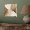 Retro - Geometrische lagen - Aardetinten plexiglas 5mm klein -sfeer3