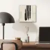 Penseelstreken - Verticaal - Zwart plexiglas 5mm klein -sfeer6