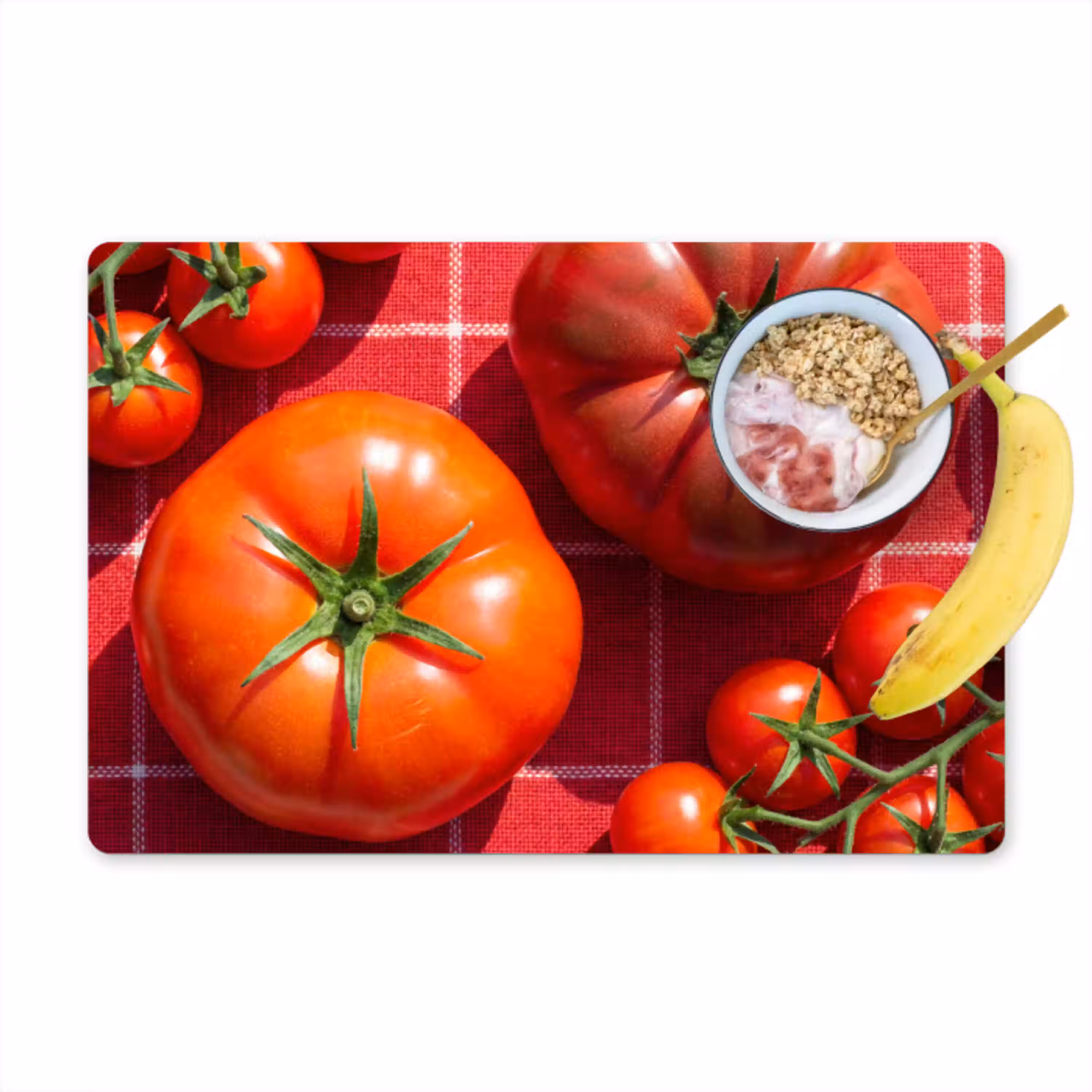 Tomaat - Rood - Eten Placemat vinyl groot -zzzproduct_Kitchenyeah-website