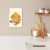 Schaal - Minimalistisch - Oranje - Sinaasappels KitchenYeah - Keuken - Canvas klein -sfeer1