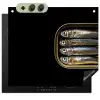 Sardines - Blik - Zwart - Vissen Inductie beschemer met haakjes middel -3d