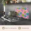 Patroon - Smiley - Kleurrijk - Hartjes keuken achterwand spatscherm klein 900 -usp_NL