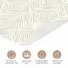 Abstract - Ruiten - Beige deurposter klein 289 -closeup_NL