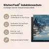 Kerstdorp - Kerst - Sneeuw - Winter Inductie beschermer vinyl 3mm middel -tsfeer2_DE