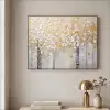 Bomen - Aquarel - Kunst - Natuur Textielframe zwart klein -sfeer2