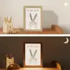 Konijn - Beige - Dier - Slim  - Quote Light Box met kabel klein -sfeer3_kind
