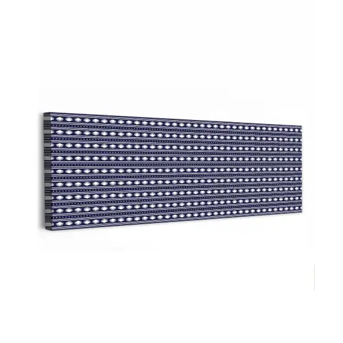Schelp - Nautisch - Blauw - Wit canvas 2cm klein 828 -z3d