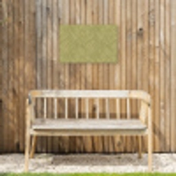 Abstract - Modern - Groen Tuinposter op houten frame 2 cm dik klein 845 -sfeer4