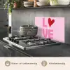 Love - Roze - Hart - Valentijn keuken achterwand spatscherm klein -usp_NL