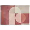 Figuren - Abstract - Roze poster papier klein -3d