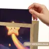 Ster - Gezichtje - Lichtgevend Light Box met kabel (Kinderlampje) klein -USP_websiteprintNL