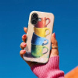 Mokken - Gestapeld - Keramiek - Kleurrijk Toughcase MagSafe Apple iPhone 17 klein -Sfeer1V