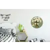 Lint - Boeket - Groen - Quote Wandcirkel aluminium klein -kinderkamer