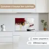 Rood - Marmer - Abstract - Goud - Modern keuken achterwand spatscherm klein -sfeer4_FR