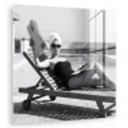 Glamour - Modern - Zwart - Wit plexiglas 5mm klein -zzzproduct_nieuw