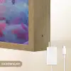 Zeemeerminnenstaart - Koraal - Water Light Box met batterij (Wandlamp kind) middel -USP_websiteoplaadbaarNL