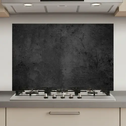 Beton - Robuust - Vintage - Rustiek - Grijs - Zwart keuken achterwand spatscherm klein -3d_website