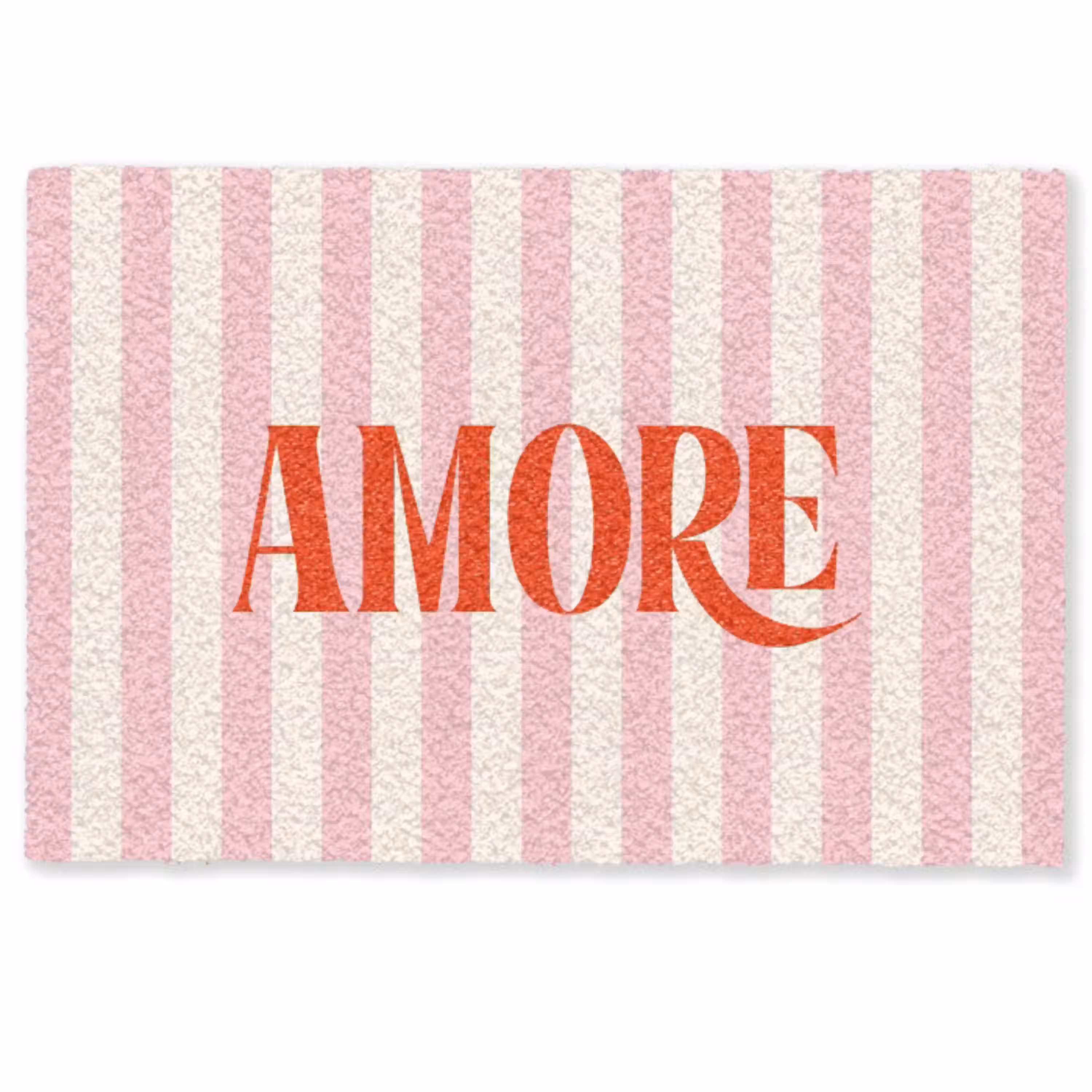 Zachtroze - Rood - Strepen - Amore Deurmat klein -zkaufland3d