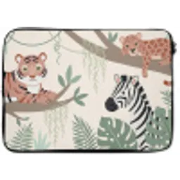 Jungle - Rustiek - Pastel laptophoes neopreen klein -zkaufland3dotto