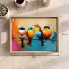 Vogels - Kleurrijk - Tak - Abstract Dienblad Rechthoek middel -USP_Formaat