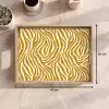 Zebra - Klassiek - Oker - Geel Dienblad Rechthoek middel 911 -USP_Formaat