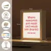 Quote - Sterren - Rood - Memories Light Box met kabel (Wandlamp) klein -USP_websiteoverzichtNL