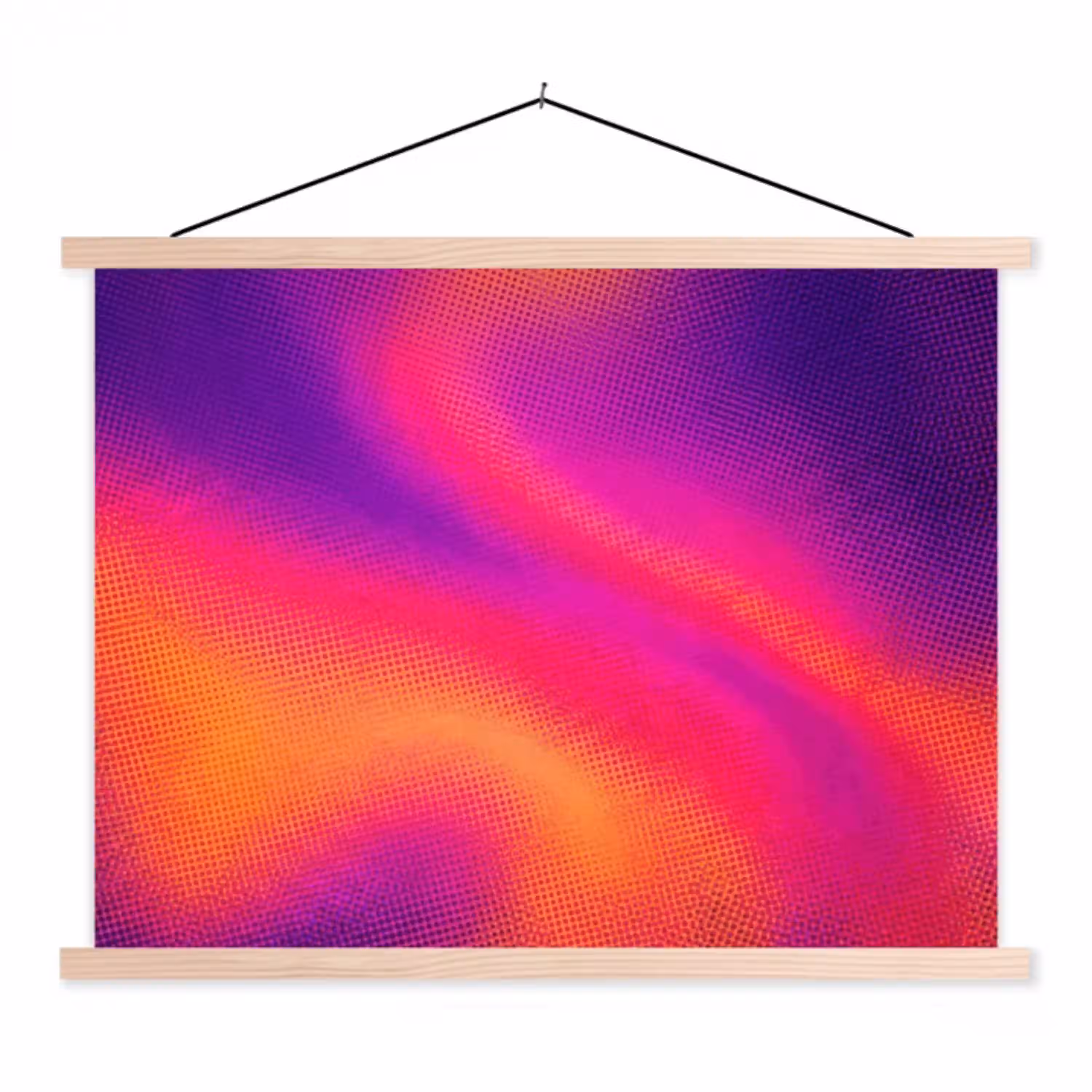 Abstract - Patroon - Kleurverloop textielposter latten blank klein -3d