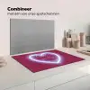 I liked it so it's mine - Neon hart - Roze Inductie beschermer vinyl 3mm klein -wsfeer7_website