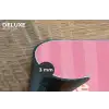 Roze - Gestreept - Belle Placemat vinyl groot -closeup