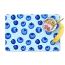 Bessen - Modern - Blauw Placemat vinyl groot 368 -zzzproduct_Kitchenyeah-website