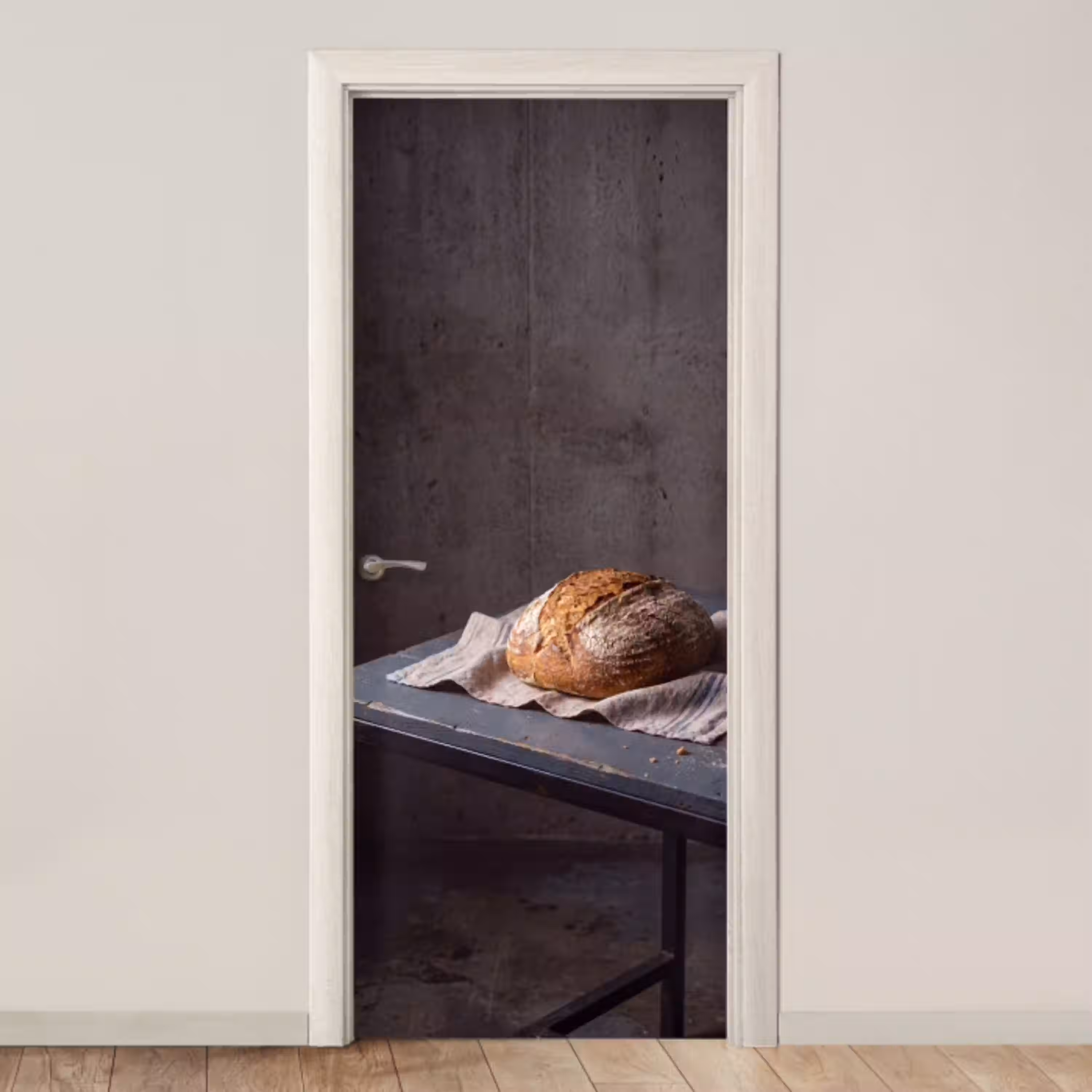 Brood - Rustiek - Eten deurposter klein -3d_beige