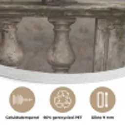 Zwaan - Elegant - Dieren - Wit Akoestische PET Vilt - Rond klein -closeup_NL