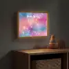 Sterren - Abstract - Kleuren Light Box met batterij (Wandlamp kind) middel -sfeer5_kind