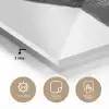 Bokshandschoen - Zwart - Hand plexiglas 5mm klein -sfeer2
