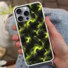 Geel - Storm - Wolken Hoesje iPhone 16 Pro Max met koord klein 804 -sfeer3