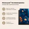 Koraalrif - Vissen - Oceaan - Blauw Inductie beschermer vinyl 3mm middel -zzzzzzusp-haakje_DE