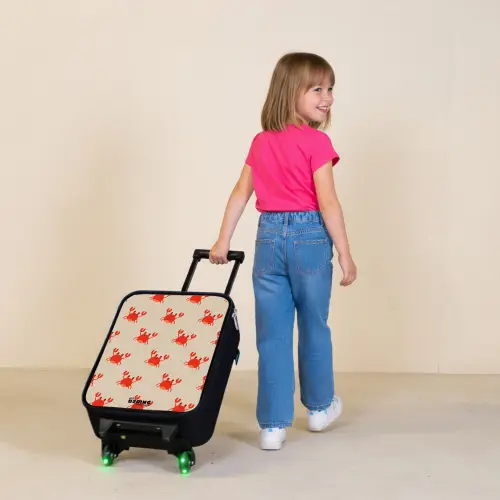 Krabbenkwestie Kinderkoffer - Zwart klein -sfeer1