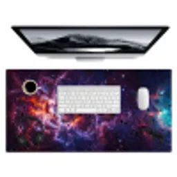Space - Stars - Abstract - Colorful Muismat XXL klein -3d