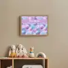 Schelpen - Paars - Blauw - Patroon Light Box met batterij (Wandlamp kind) middel -sfeer2_kind