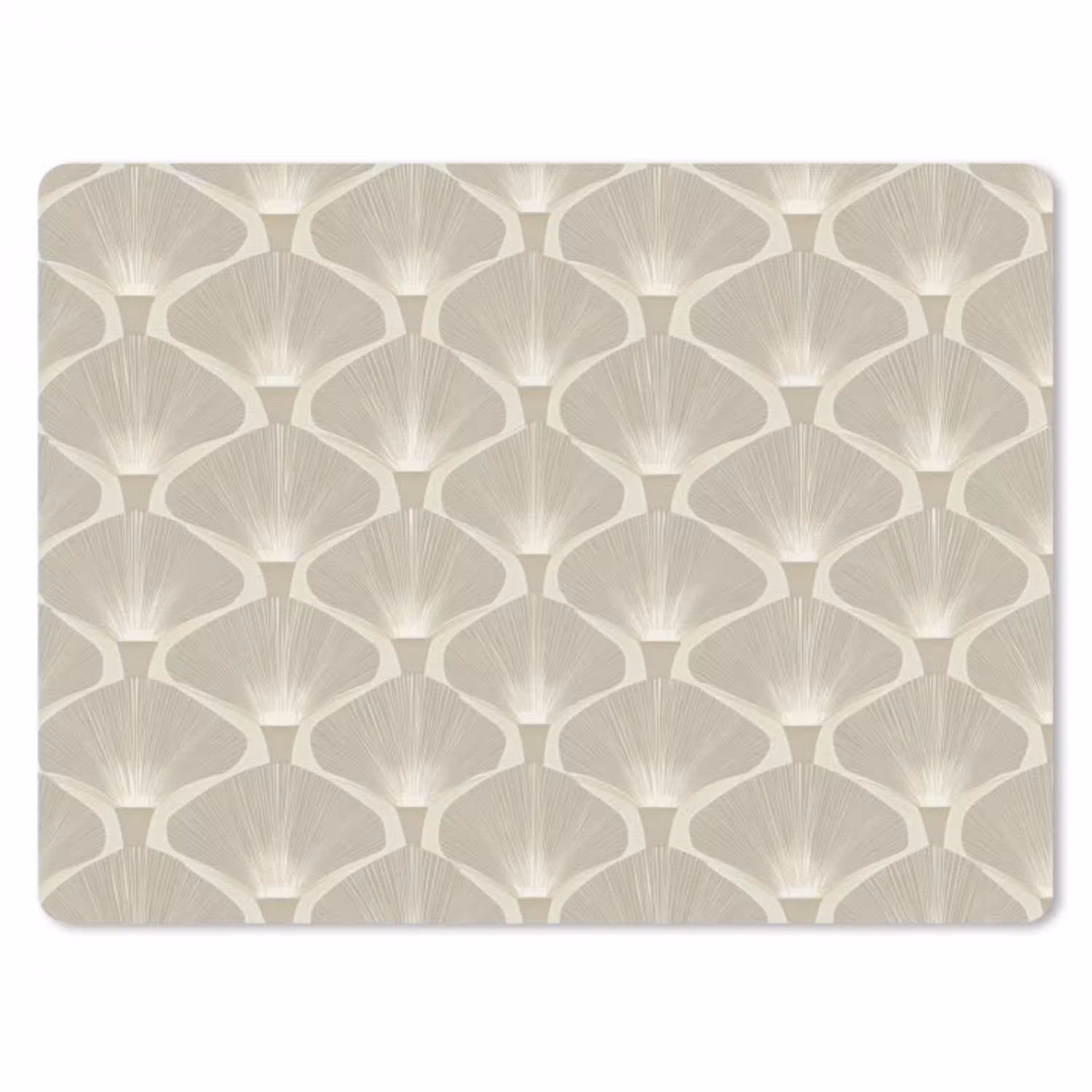Paneel - Ginkgo - Zand muismat rubber klein 262 -3d