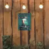 Parkiet - Turquoise - Quotes - Decoratie tuinposter los doek klein -sfeer1