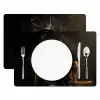 Hert - Zonnebril - Zwart - Pak Placemat vinyl groot -zzsfeer2_Kitchenyeah-website