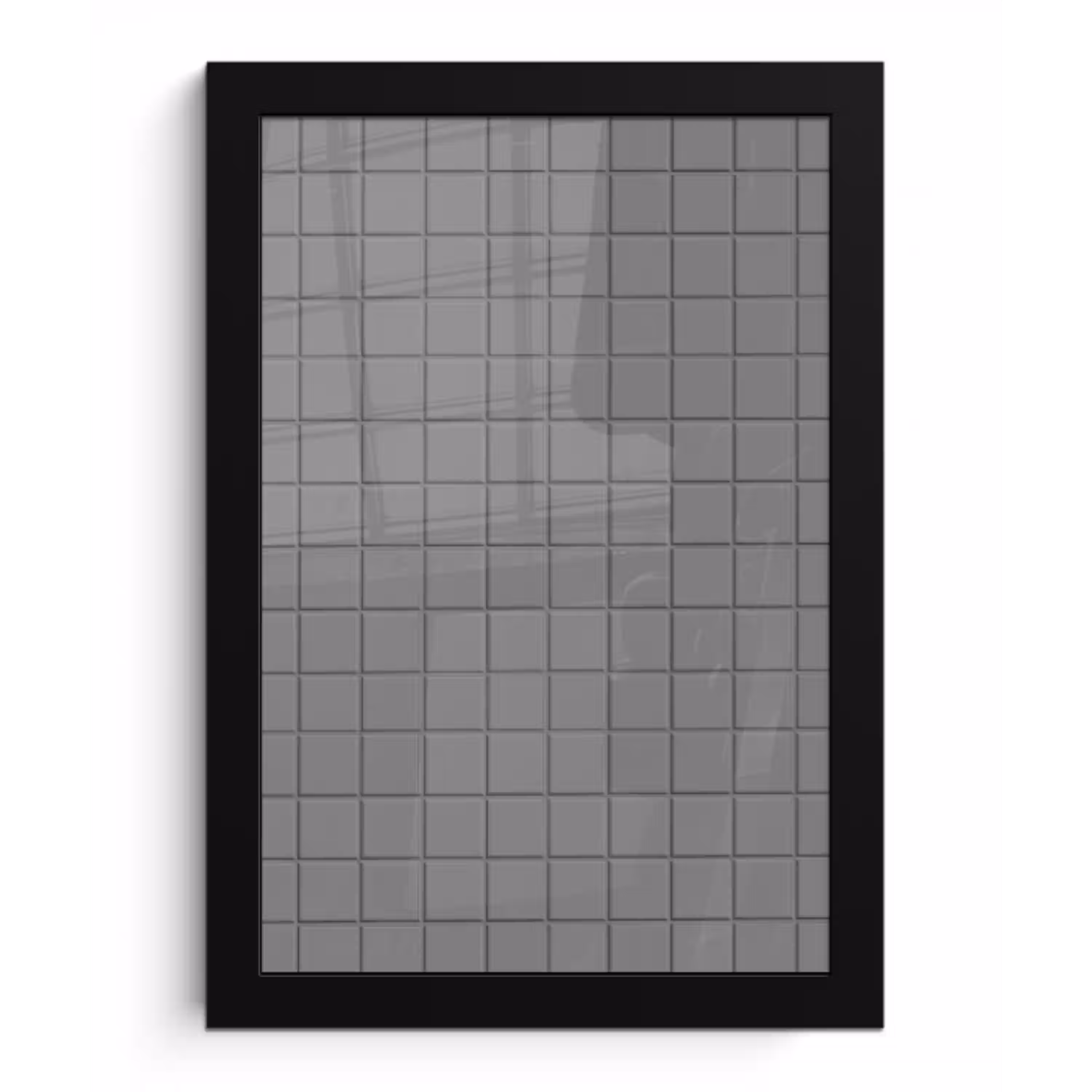 Modern - Patroon - Grijs fotolijst zwart zonder passe partout klein 224 -3d