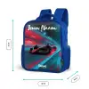 Formule 1 - Raceauto - Rood - Neonverlichting Kinderrugzak - Blauw middel -productfoto_formaten