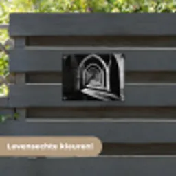 Gang - Bogen - Schaduw - Diepte tuinposter los doek klein -sfeer3